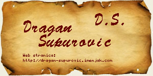 Dragan Supurović vizit kartica